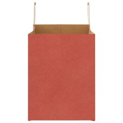 Sacs en papier 50 pcs avec poignées rouge 32x22x28 cm 