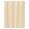 Rideaux avec des rideaux 2 pcs Crème 140 x 140 cm Polyester 