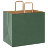 Sacs en papier 50 pcs avec poignées vert 32x22x28 cm 