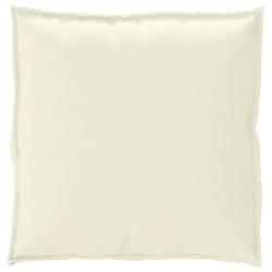 Coussin de palette crème 70 x 70 x 12 cm en tissu Oxford. 
