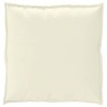 Coussin de palette crème 70 x 70 x 12 cm en tissu Oxford. 