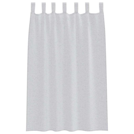 Rideaux 2 pcs Gris clair 140 x 175 cm Polyester 