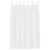 Rideaux avec des rideaux 2 pcs Blanc 140 x 175 cm Polyester 