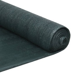 Filet brise-vue PEHD 2 x 10 m Vert 