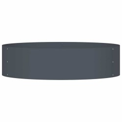Pot en métal anthracite Anthracite Métal Grand Durable 