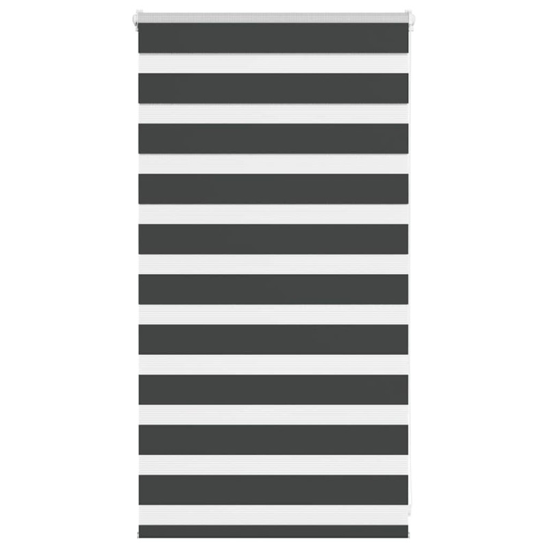 Store zèbre noir 90x100 cm largeur du tissu 85,9 cm polyester 