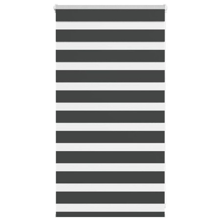 Store zèbre noir 90x100 cm largeur du tissu 85,9 cm polyester 
