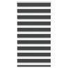 Store zèbre noir 90x100 cm largeur du tissu 85,9 cm polyester 