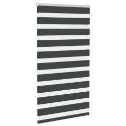 Store zèbre noir 90x100 cm largeur du tissu 85,9 cm polyester 