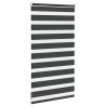 Store zèbre noir 90x100 cm largeur du tissu 85,9 cm polyester 