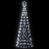 Sapin de Noël à LED 200 LED blanc froid 182 cm 