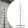 Sapin de Noël à LED 200 LED blanc froid 182 cm 
