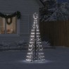 Sapin de Noël à LED 200 LED blanc froid 182 cm 