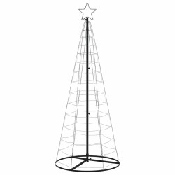 Sapin de Noël à LED 200 LED blanc froid 182 cm 
