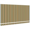 Tissu de remplacement pour auvent pour cadre 4x2 m Vert et Jaune 