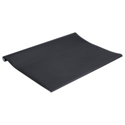 Autocollant auto-adhésif pour meuble noir mat 90x500 cm PVC 