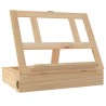 Chevalet de table avec tiroir 33,5x25,5x7 cm bois massif de pin 