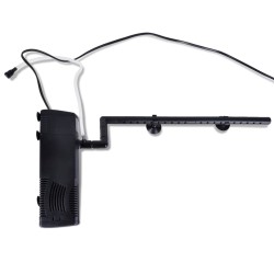 Pompe de filtration d'aquarium avec charbon actif 800 L/h  