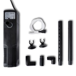 Pompe de filtration d'aquarium avec charbon actif 800 L/h  