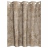 Rideaux en velours 2 pcs avec œillets Champagne 140x140 cm 