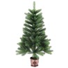 Arbre de Noël artificiel aiguilles réalistes 90 cm vert 