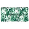 Coussin de palette motif de feuilles 80x40x12 cm tissu 