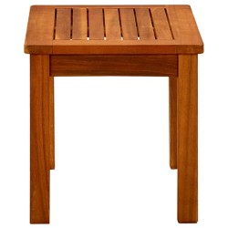 Table basse de jardin 50x35x36 cm Bois solide d'acacia 