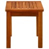 Table basse de jardin 50x35x36 cm Bois solide d'acacia 