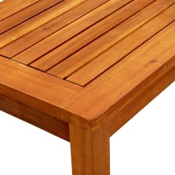 Table basse de jardin 50x35x36 cm Bois solide d'acacia 