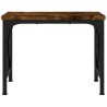Support d'imprimante chêne fumé 40x30x31 cm bois d'ingénierie 