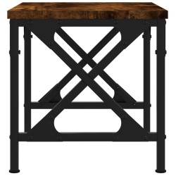 Support d'imprimante chêne fumé 40x30x31 cm bois d'ingénierie 