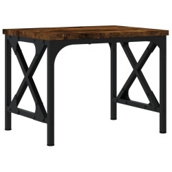 Support d'imprimante chêne fumé 40x30x31 cm bois d'ingénierie 