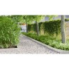 bordures de jardin 20 cm x 10 m en acier galvanisé flexible et ondulé 