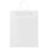 Sacs en papier 50 pcs avec poignées blanc 32x12x42 cm 