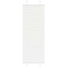 Store plissé blanc 75x200 cm largeur du tissu 74,4 cm polyester 
