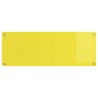 Crédence de cuisine Jaune 110x40x0,6 cm en verre trempé 