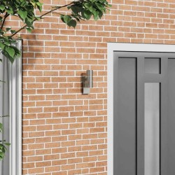 Applique Murale Extérieure Acier Inoxydable Argent IP44 
