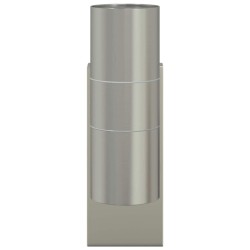 Applique Murale Extérieure Acier Inoxydable Argent IP44 