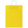 Sacs en papier 50 pcs avec poignées jaune 32x12x42 cm 