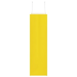 Sacs en papier 50 pcs avec poignées jaune 32x12x42 cm 