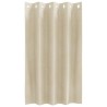 Rideaux occultants avec œillets 2 pcs en velours crème 