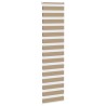 Store zèbre marron sable largeur du tissu 55,9 cm polyester 