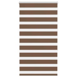 Store zèbre marron 70x150 cm largeur du tissu 65,9 cm polyester 