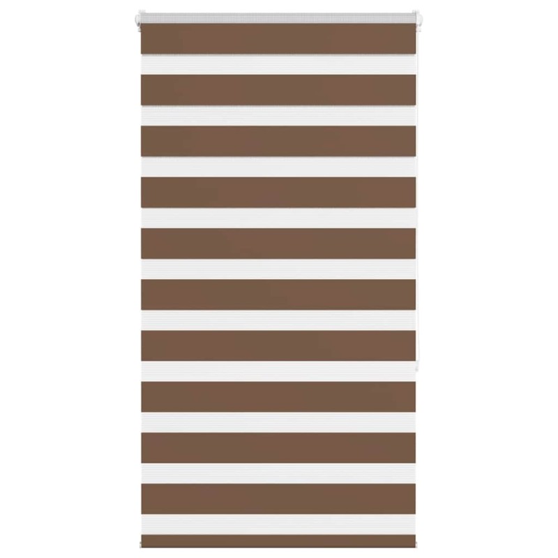 Store zèbre marron 70x150 cm largeur du tissu 65,9 cm polyester 