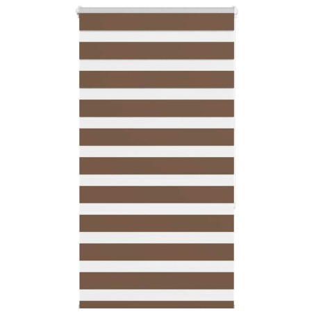 Store zèbre marron 70x150 cm largeur du tissu 65,9 cm polyester 