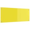 Écran de cuisine Jaune 100x40x0.6 cm Verre trempé 