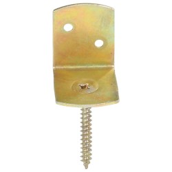 Supports de panneau de clôture 48pcs Forme en L Métal galvanisé 