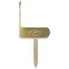Supports de panneau de clôture 48pcs Forme en L Métal galvanisé 