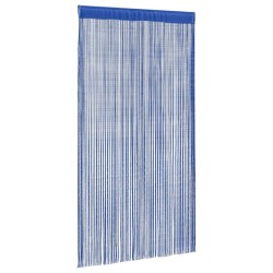 Rideau en fils 2 pcs 100 x 250 cm Bleu 