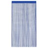 Rideau en fils 2 pcs 100 x 250 cm Bleu 